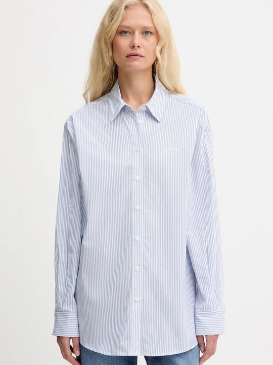 Zdjęcie produktu Guess koszula bawełniana LAURIANE niebieski