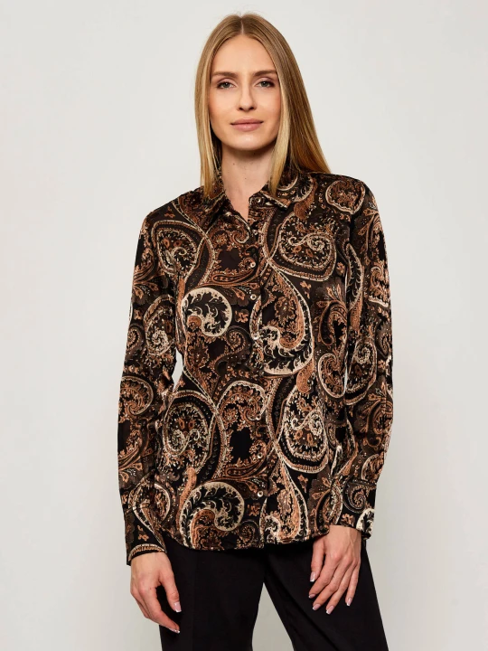 Zdjęcie produktu GUESS Koszula CLARISSE | Oversize fit brązowy