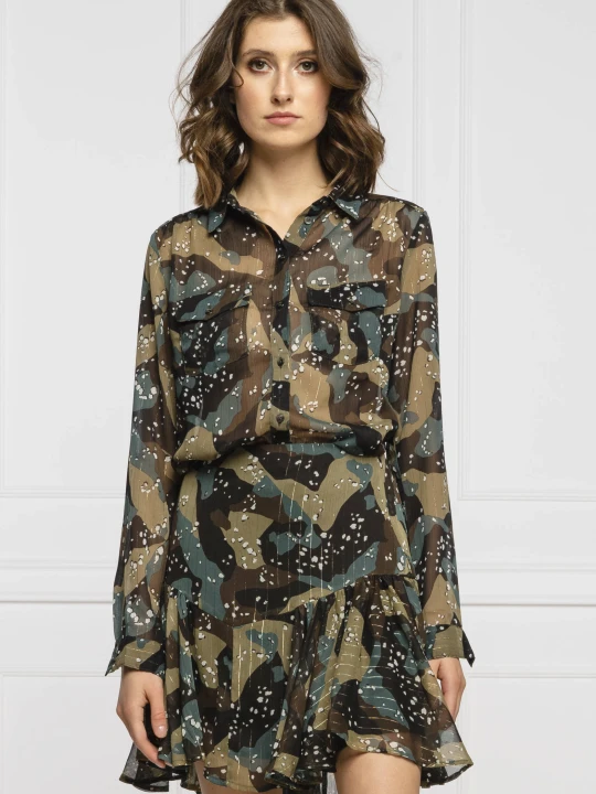 Zdjęcie produktu GUESS Koszula EIRENE | Regular Fit khaki