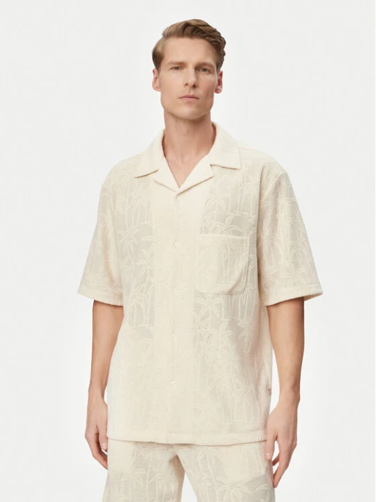 Zdjęcie produktu Guess Koszula F6GP05 KG362 Kremowy Regular Fit