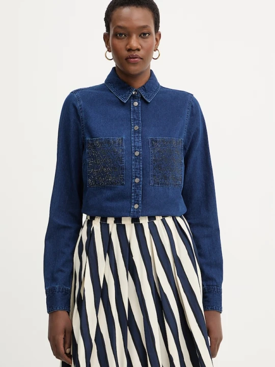 Zdjęcie produktu Guess koszula jeansowa MONIQUE niebieski