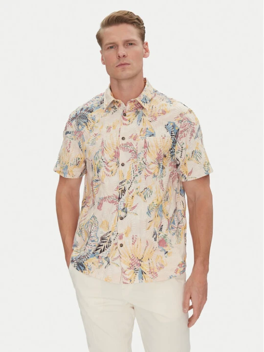 Zdjęcie produktu Guess Koszula M5GH42 WH800 Beżowy Regular Fit
