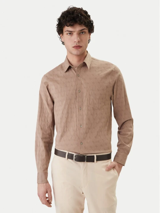 Zdjęcie produktu Guess Koszula M6GH18 W1713 Brązowy Regular Fit