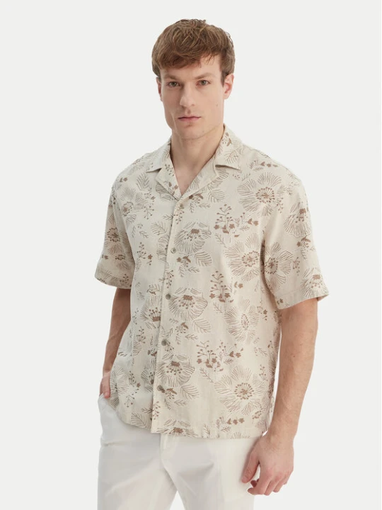Zdjęcie produktu Guess Koszula M6GH29 W1718 Beżowy Regular Fit