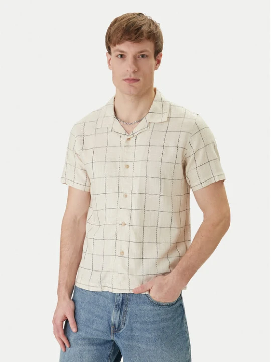 Zdjęcie produktu Guess Koszula M6GH46 W1754 Beżowy Regular Fit