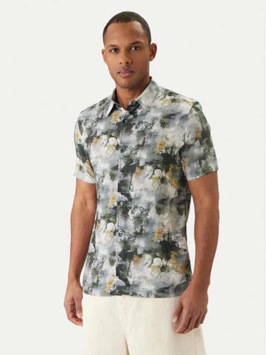 Zdjęcie produktu Guess Koszula M6GH65 W1916 Szary Regular Fit