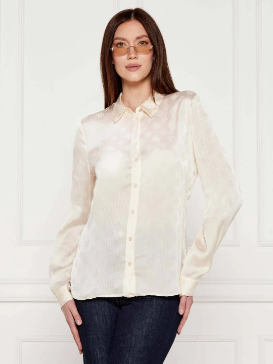 Zdjęcie produktu GUESS Koszula MARTHE | Regular Fit beżowy