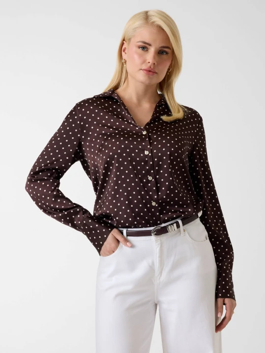 Zdjęcie produktu GUESS Koszula New Concetta | Regular Fit brązowy