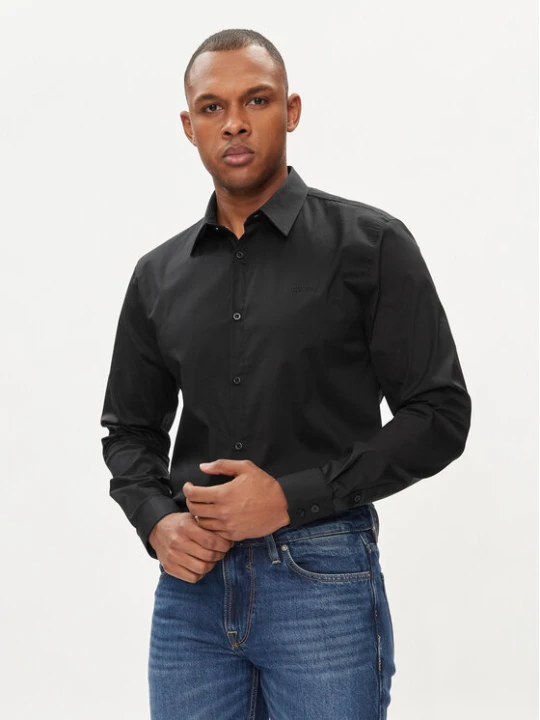 Zdjęcie produktu Guess Koszula Sunset M1YH20 W7ZK1 Czarny Slim Fit