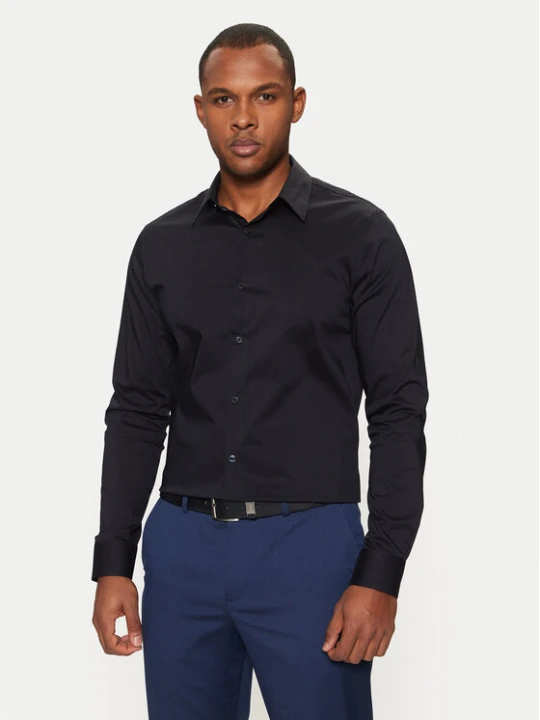 Zdjęcie produktu Guess Koszula Sunset M1YH20 W7ZK1 Granatowy Slim Fit