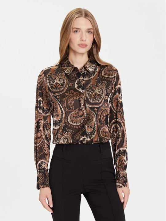 Zdjęcie produktu Guess Koszula W5BH78 W2770 Brązowy Regular Fit