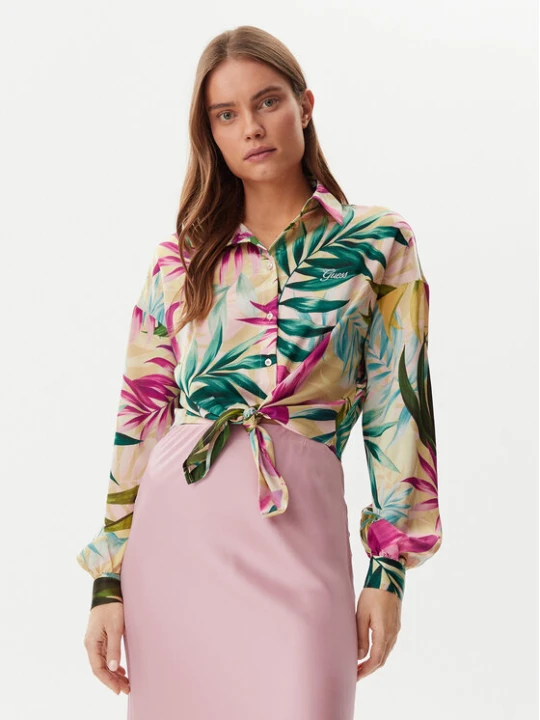 Zdjęcie produktu Guess Koszula W5GH0IWH9C2 Kolorowy Classic Fit