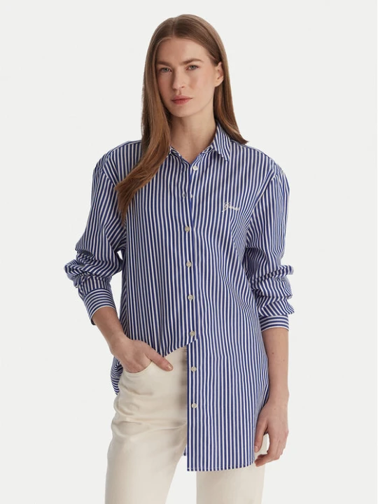 Zdjęcie produktu Guess Koszula W6GH39 W1849 Niebieski Relaxed Fit