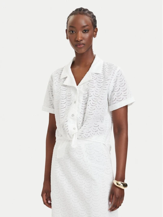 Zdjęcie produktu Guess Koszula W6GH48 W1881 Biały Classic Fit