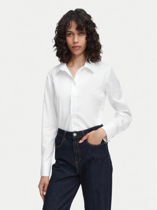 Zdjęcie produktu Guess Koszula W6YH10 W2752 Biały Slim Fit