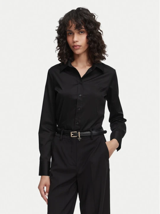 Zdjęcie produktu Guess Koszula W6YH10 W2752 Czarny Slim Fit