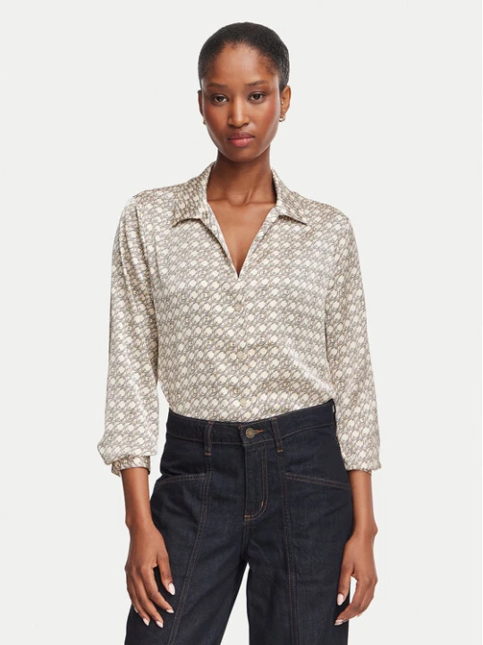 Zdjęcie produktu Guess Koszula W6YH23 W2946 Beżowy jasny Regular Fit