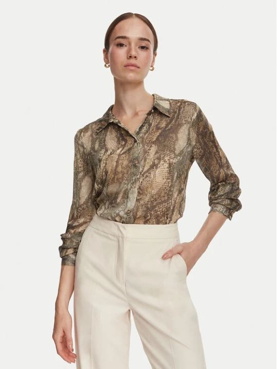 Zdjęcie produktu Guess Koszula W6YH68 W3212 Zielony Regular Fit