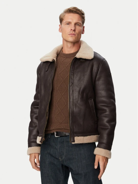 Zdjęcie produktu Guess Kożuch sztuczny M6BL40 W4152 Czarny Regular Fit