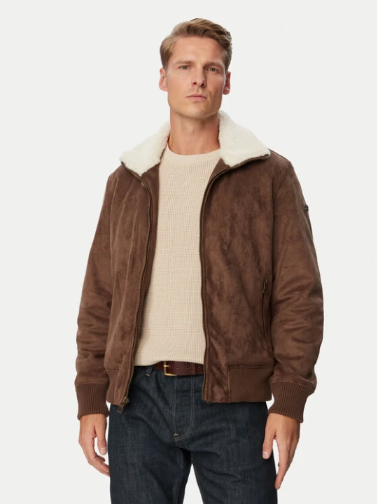 Zdjęcie produktu Guess Kożuch sztuczny M6BL41 K6733 Brązowy Regular Fit