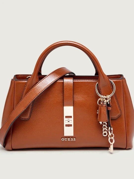 Zdjęcie produktu Guess Kuferek Brooke koniakowy