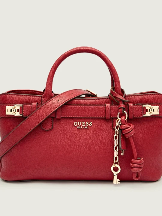Zdjęcie produktu Guess Kuferek GREGORIA GIRLFRIEND bordowy