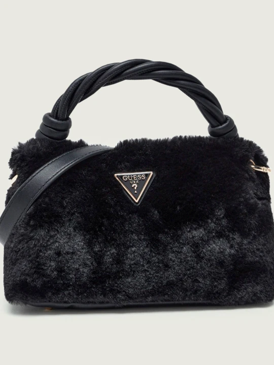 Zdjęcie produktu Guess Kuferek SHAIDA | shearling czarny