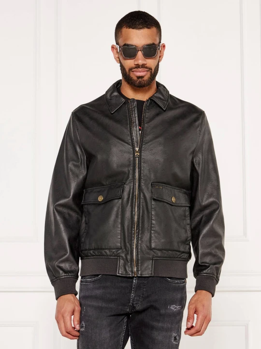 Zdjęcie produktu GUESS Kurtka AVIATOR | Regular Fit czarny