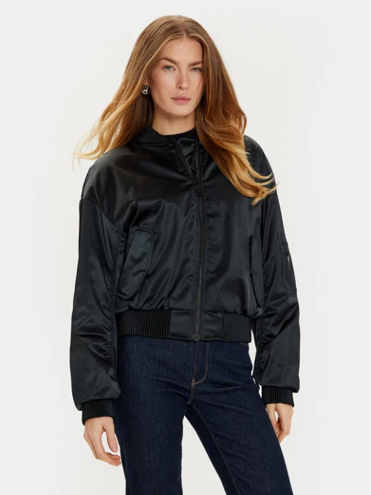 Zdjęcie produktu Guess Kurtka bomber Aurore W4BL48 WGKK2 Czarny Regular Fit