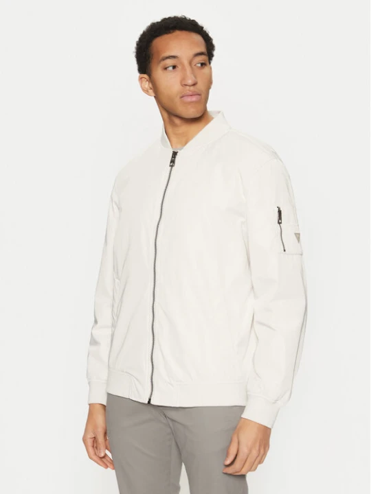 Zdjęcie produktu Guess Kurtka bomber M5RL02 WGU82 Écru Regular Fit Kremowy