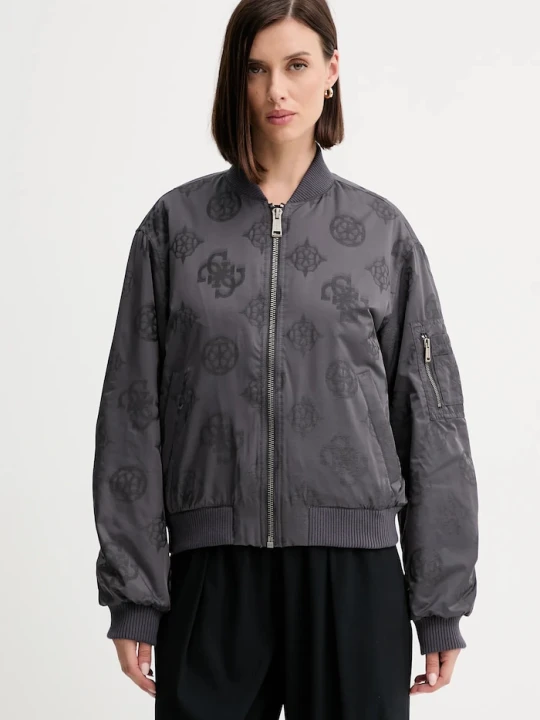 Zdjęcie produktu Guess kurtka bomber PHILOMENE fioletowy