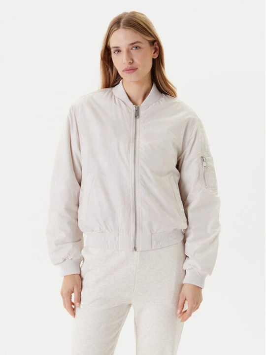 Zdjęcie produktu Guess Kurtka bomber W5YL08 WHDK2 Écru Regular Fit Kremowy