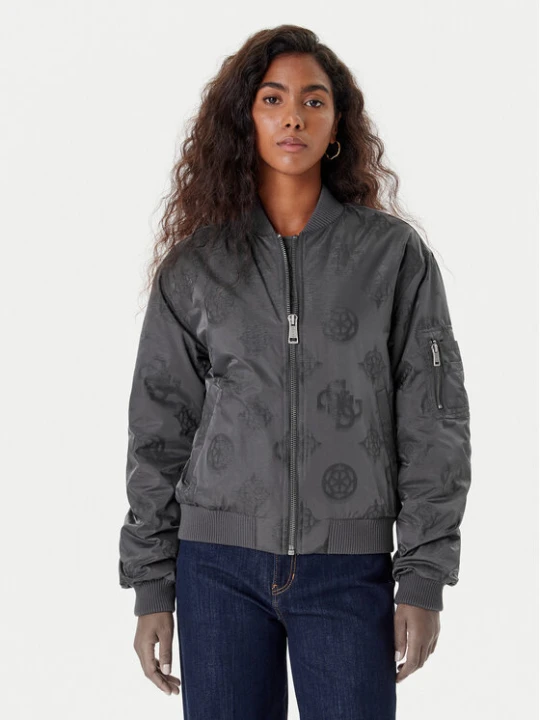 Zdjęcie produktu Guess Kurtka bomber W5YL08 WHDK2 Szary Regular Fit