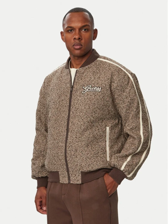 Zdjęcie produktu Guess Kurtka bomber Z6BL01 W4746 Brązowy Regular Fit
