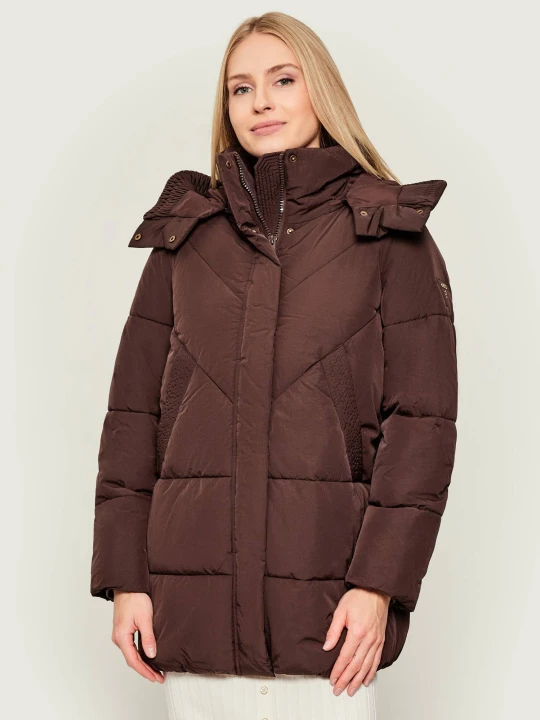 Zdjęcie produktu GUESS Kurtka ELEONOR | Regular Fit brązowy
