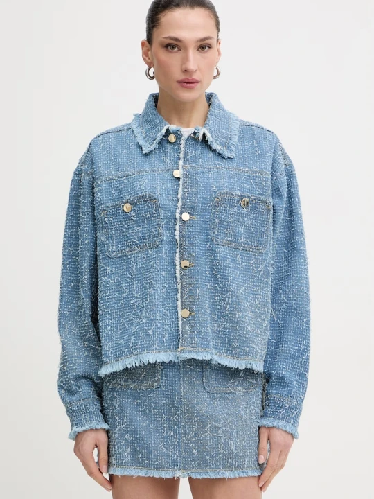 Zdjęcie produktu Guess kurtka jeansowa AMANDINA niebieski