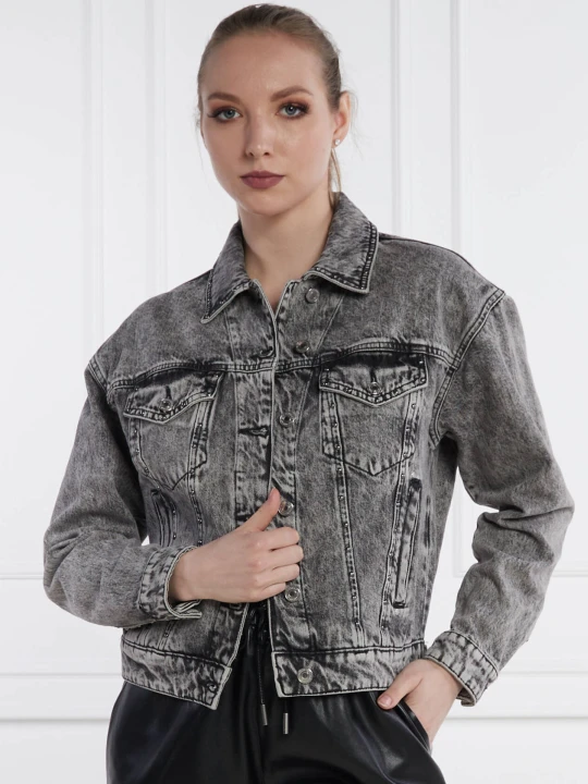 Zdjęcie produktu GUESS Kurtka jeansowa clarette | Regular Fit grafitowy