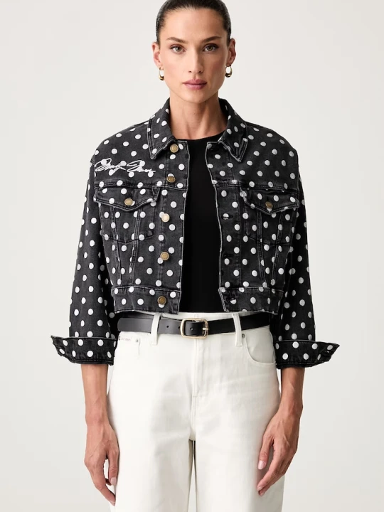 Zdjęcie produktu Guess kurtka jeansowa damska ROSALYN szary