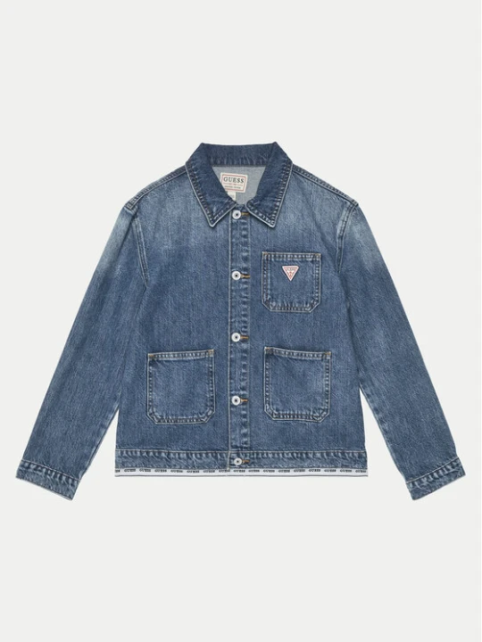 Zdjęcie produktu Guess Kurtka jeansowa J5RL04 D45E0 Niebieski Regular Fit