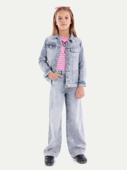 Zdjęcie produktu Guess Kurtka jeansowa J5YL04 D5NJ0 Szary Regular Fit