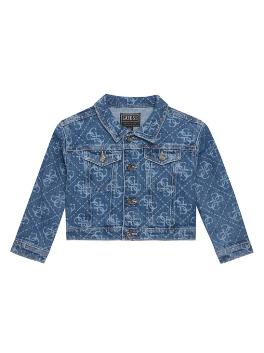 Zdjęcie produktu Guess Kurtka jeansowa K6RL06 D5FM0 Niebieski Regular Fit
