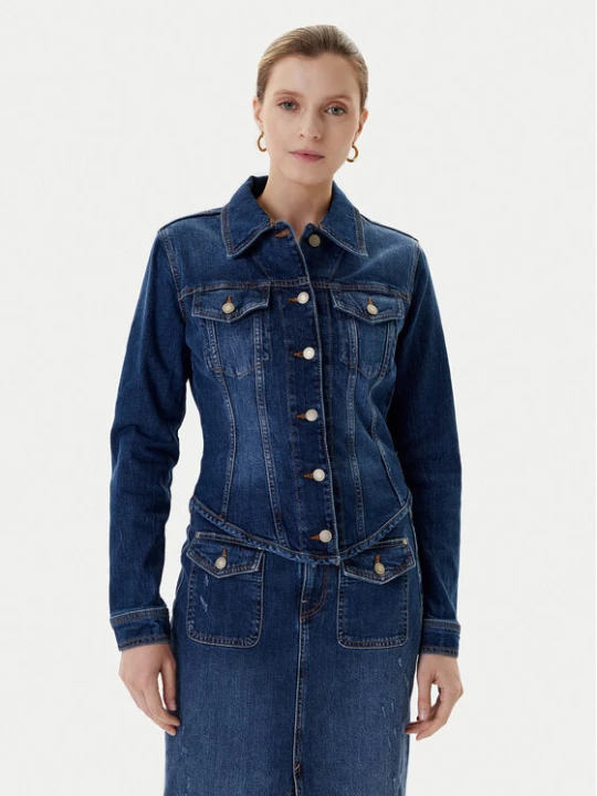 Zdjęcie produktu Guess Kurtka jeansowa W5YN49 D5QP4 Granatowy Regular Fit