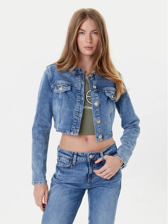 Zdjęcie produktu Guess Kurtka jeansowa W5YN53 D5QP2 Niebieski Regular Fit