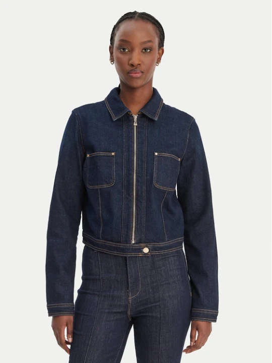Zdjęcie produktu Guess Kurtka jeansowa W6RN76 D6881 Granatowy Regular Fit