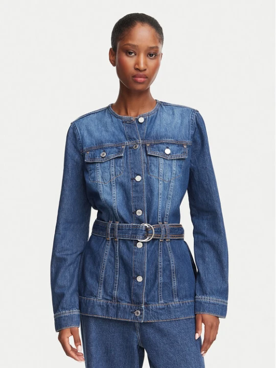 Zdjęcie produktu Guess Kurtka jeansowa W6YN04 D1342 Niebieski Regular Fit