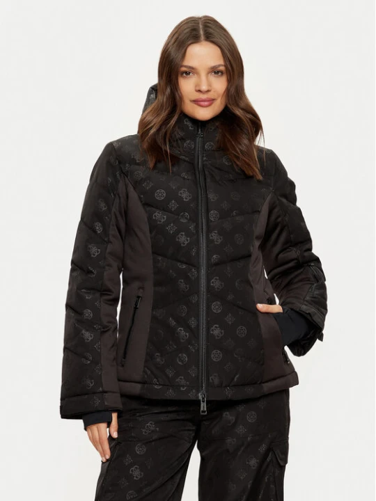 Zdjęcie produktu Guess Kurtka narciarska W4PL3N WH0K0 Czarny Regular Fit