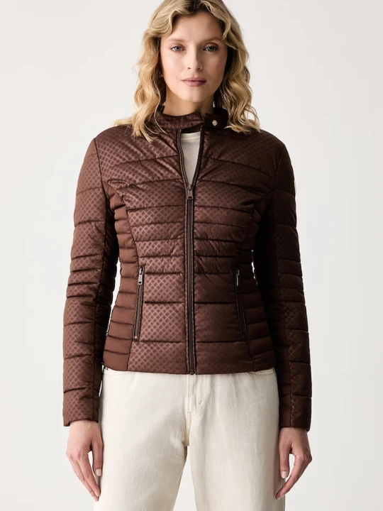 Zdjęcie produktu Guess kurtka pikowana damska NEW VONA brązowy