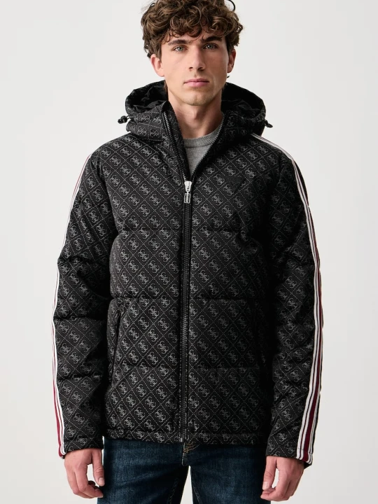 Zdjęcie produktu Guess kurtka pikowana męska szary