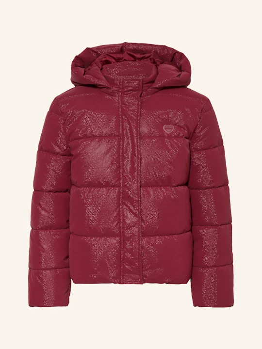 Zdjęcie produktu Guess Kurtka Pikowana Z Odpinanym Kapturem rot FUKSJA