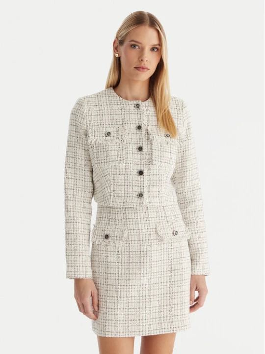Zdjęcie produktu Guess Kurtka przejściowa W5YN44 WHDB2 Biały Regular Fit